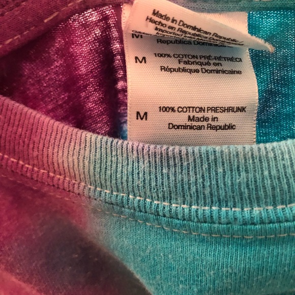 Tye-dyed Jimmys Buffet tee shirt - Picture 3 of 3